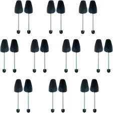 10 Pairs Plastic Shoe Trees for Men Black 