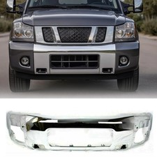 Complete Front Bumper Face Bar Chrome For 2004-2015 Nissan Titan 2005-07 Armada