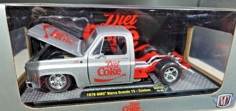 M2 Machines 1976 GMC Sierra Granda Custom Diet Coke 1/24 - Image 3 of 3