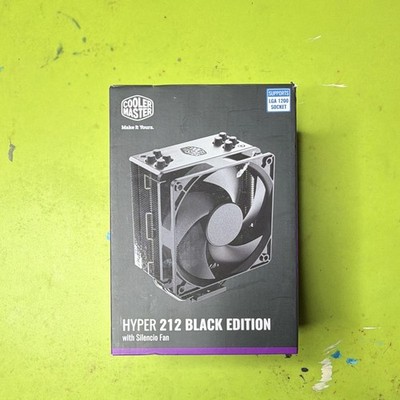 Cooler Master Hyper 212 Black Edition with Silencio Fan CPU Air Cooling Fan New