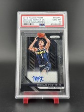 2018 Prizm Michael Porter Jr Autographed Auto Rookie Signatures PSA 10
