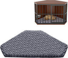 Croblissful 42.5 X 23.8 Inch Dog Kennel Pad Furniture Crate Corner Washable Bed