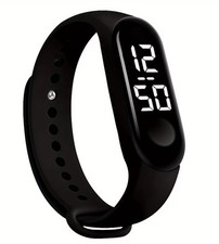 Black Digital Pedometer Wristband, 7+ Days Ba...