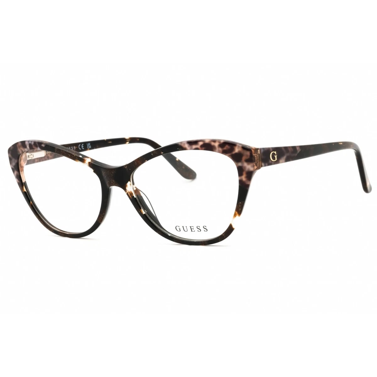 GUESS Eyeglasses GU2538-056-53 Size 53/15/rectangular BRAND NEW W CASE GUESS Brown 41 mm - 50 mm Lens Socket Width Eyeglass Frames  main image 3