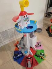 Paw Patrol My Size Lookout Tower Rotating With 6 Pups and Vehicles PICK UP ONLY