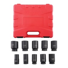 6-point 34 Inch Drive Deep Impact Socket Tool Set Metric 22mm-41mm Sockets New