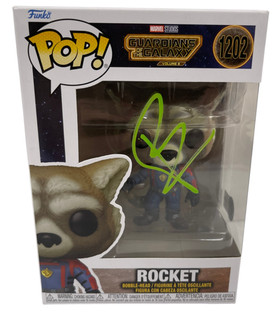 Bradley Cooper Signed Funko 1202 Rocket Guardians of the Galaxy Auto Beckett