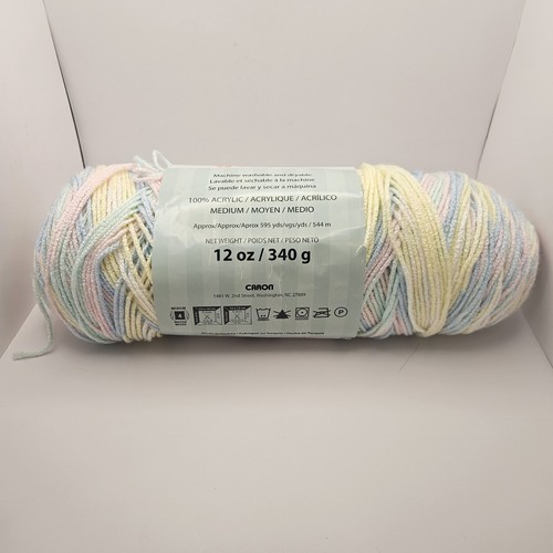 Caron Jumbo Acryl Garn Knäuel - BABY RAINBOW 12oz Neu - Bild 2 von 4
