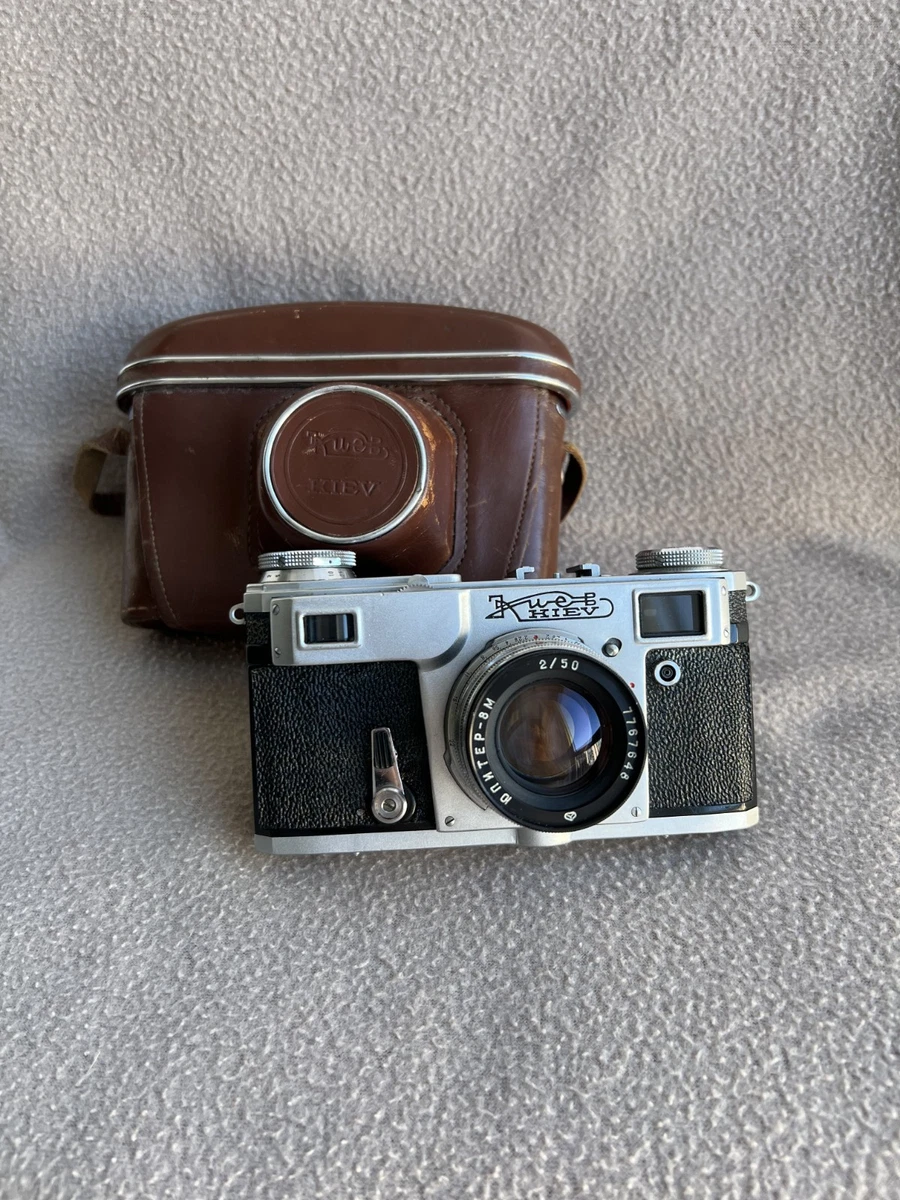 Kiev ヴィンテージフィルムカメラ 🇺🇦Vintage USSR Soviet SLR Film Camera Kiev 19 BODY With Case
