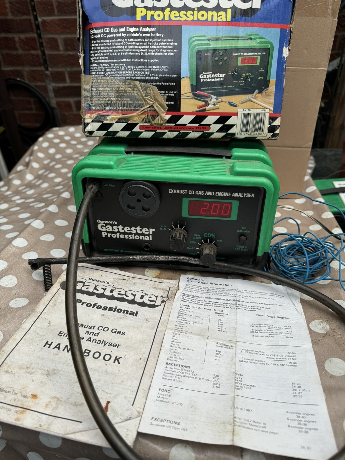 Gunson's Gastester Professional Digital Exhaust CO Gas And Engine