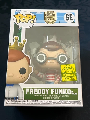 2023 Funko Camp Fundays-FREDDY as WALDO-LE 850-Where's Waldo-SDCC Exclusive