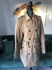 Guess By Marciano Trench Coat Beige Belted Size Large L