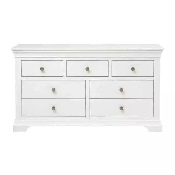 Cotswold Company Chantilly Warm White 3 over 4 Drawer Chest of Drawers RRP 429