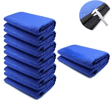 72x80 7PCs Extra Thick Furniture Moving Packing Blanket For Shipping Furniture P