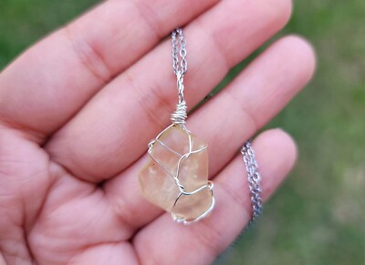 100% Natural Raw Libyan Desert Glass Libyan Gold Tektite SILVER