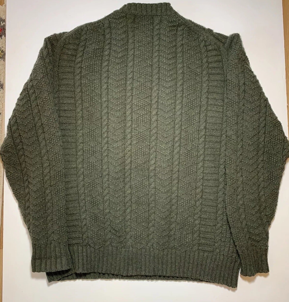 Vintage Pendleton Wool Cable Knit Pullover Sweate… - image 2