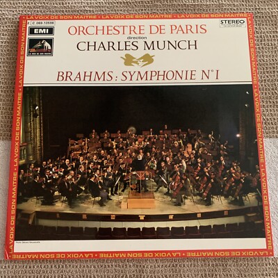 EMI 2 C 069-10596 CHARLES MUNCH - BRAHMS symphony no.1 Vinyl Record Album