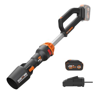 WORX Nitro 20V Cordless Leaf Blower with 2 Speed Control and PowerShare Battery