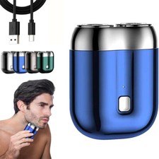 Dual-Head Portable Electric Shaver For Men Razor USB Rechargeable Home Travel