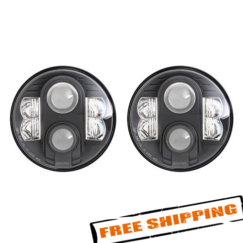 Pro Comp Lighting 7 Round Led Replacement Headlights Ebay 
