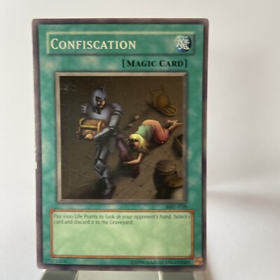 confiscation yugioh card YuGiOh Magic Ruler Super Rare Confiscation Mrl-038