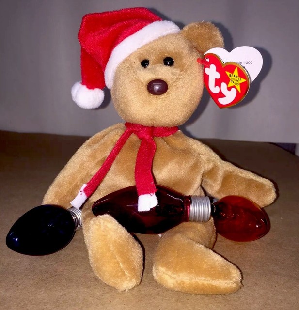 EXTREMELY RARE Ty beanie baby 1996/1997 holiday Teddy Bear -RARE ERRORS! | eBay