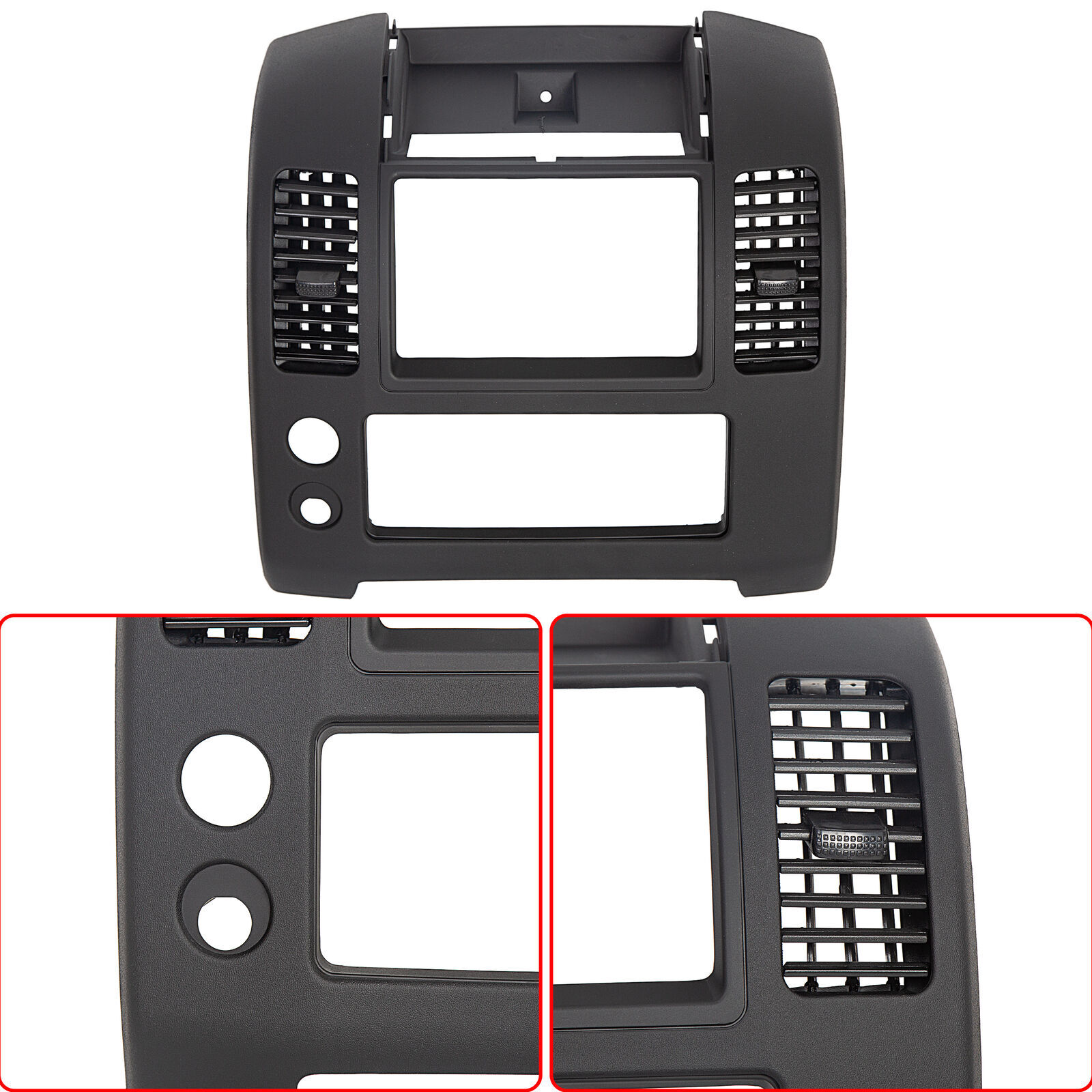 Matte Black Center Dash Console Panel Cluster Bezel For Nissan Frontier ...