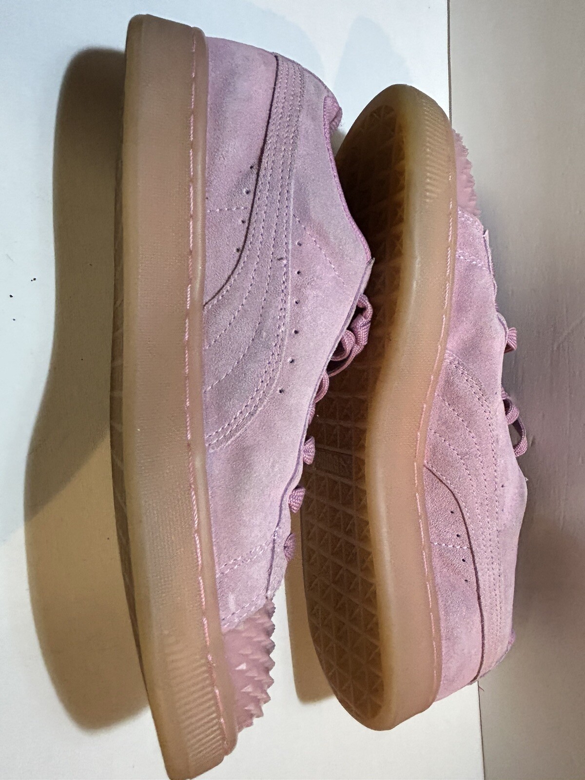 Puma shoes Women's size 8 Pink Suede Jelly Spiked Toe… Gem