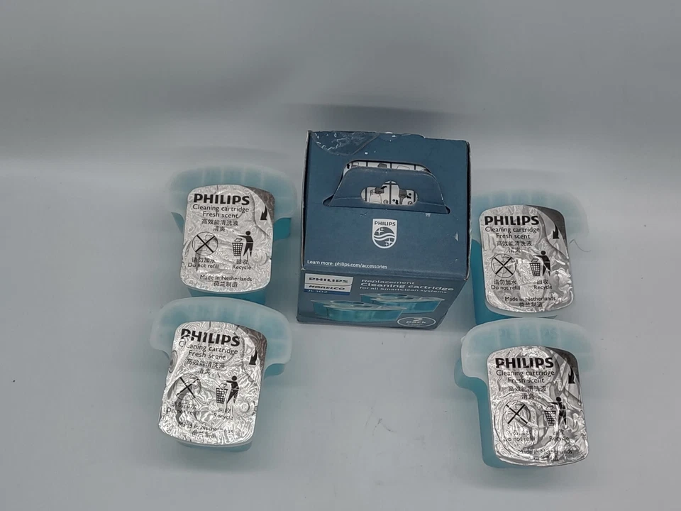 Philips JC302 Lote de 6 cartuchos de recarga de limpieza a chorro para sistema de limpieza inteligente Foto 4 de 4