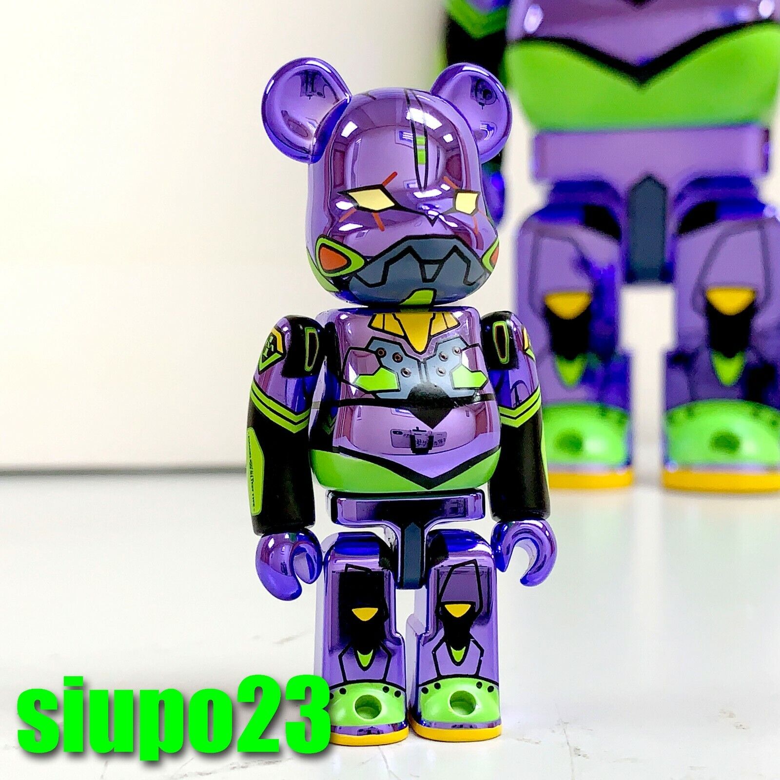 Medicom 400% + 100% Bearbrick ~ WWT 3 Evangelion Be@rbrick EVA