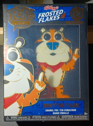 Funko Frosted Flakes Tony The Tiger Large Enamel Pop! Pin #04 New In Box