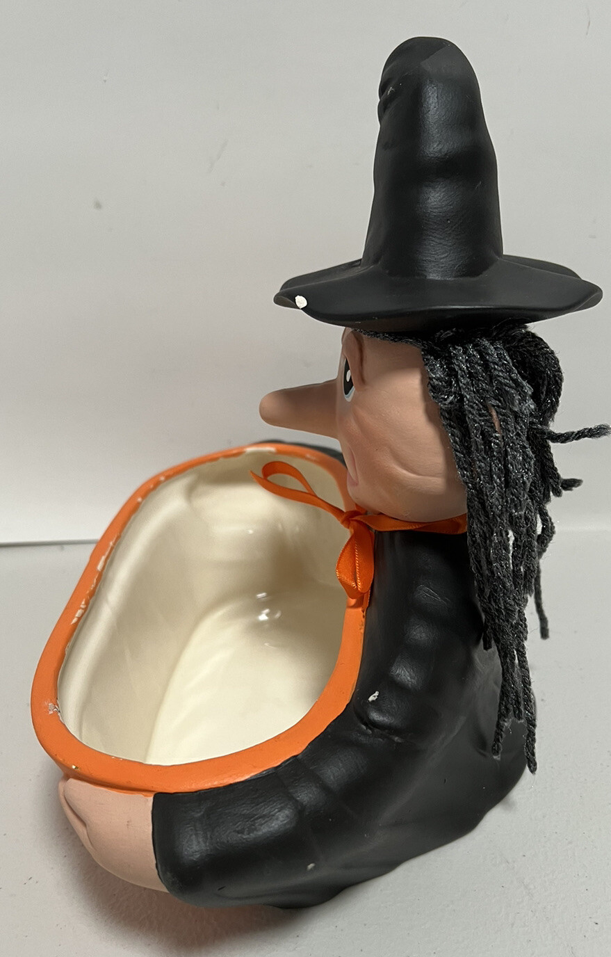 Kimple Mold Co. Vintage Hobbyist Halloween Ceramic Flowing Hair Witch