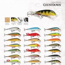 RAPALA COUNTDOWN CD 05 ARTIFICIALE TROTA VARI COLORI IN BALSA 5cm  5gr