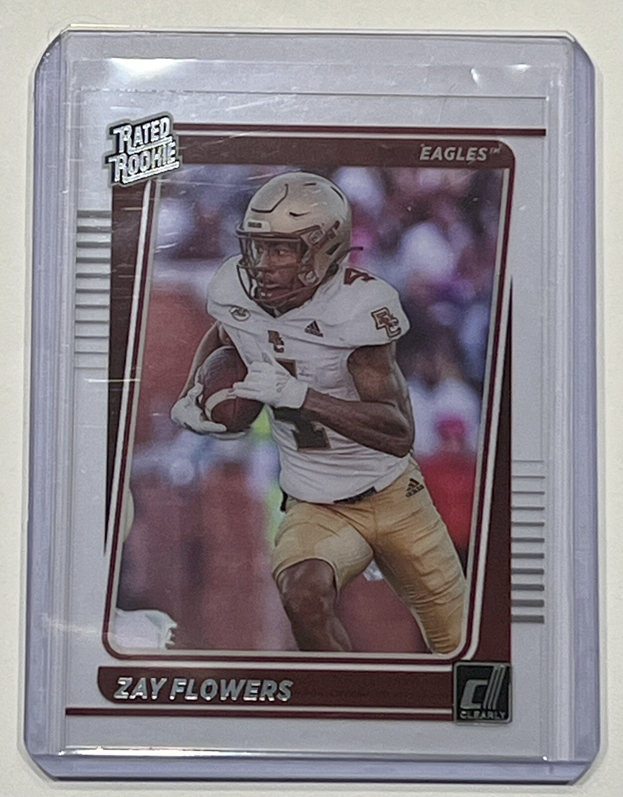 ZAY FLOWERS RC 2023 Chronicles Draft - Clearly Donruss Rated Rookie - #44