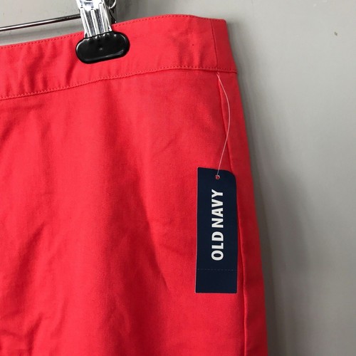Old Navy Coral Pink Knee Length Skirt Size16 NWT NEW - Picture 3 of 6