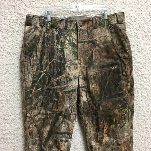Cabelas Zonz Pants 40x32 Mens Brown Western Realtree Camo Merino Wool Hunting - Picture 2 of 15
