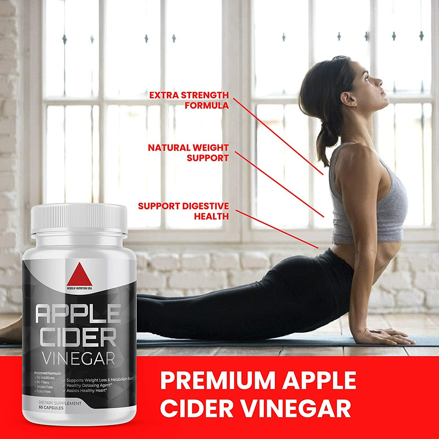 Weight Loss Pills Apple Cider Vinegar Fat Burner ACV Keto Diet