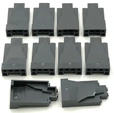 Lego 10 New Dark Bluish Gray Rock Panel 2 x 4 x 6 Castle Wall Pieces