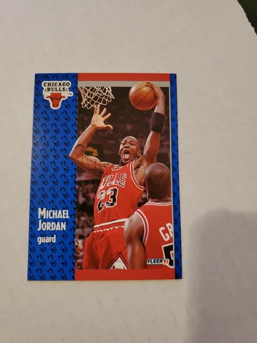 1991-92 Fleer Michael Jordan Basketball Card Chicago Bulls #29