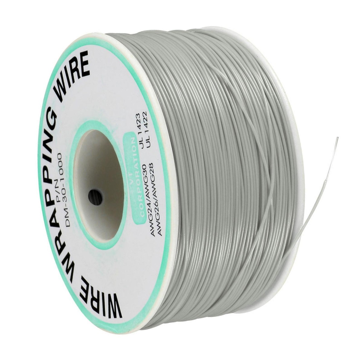 Lot De 3 Fils D'emballage étamés Uxcell 30 AWG - 6m Chacun (noir, Bleu, Gris) - Neuf