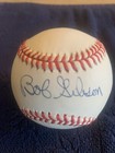 Bob Gibson Autographed ONL William White Baseball JSA COA Vintage — photo 2