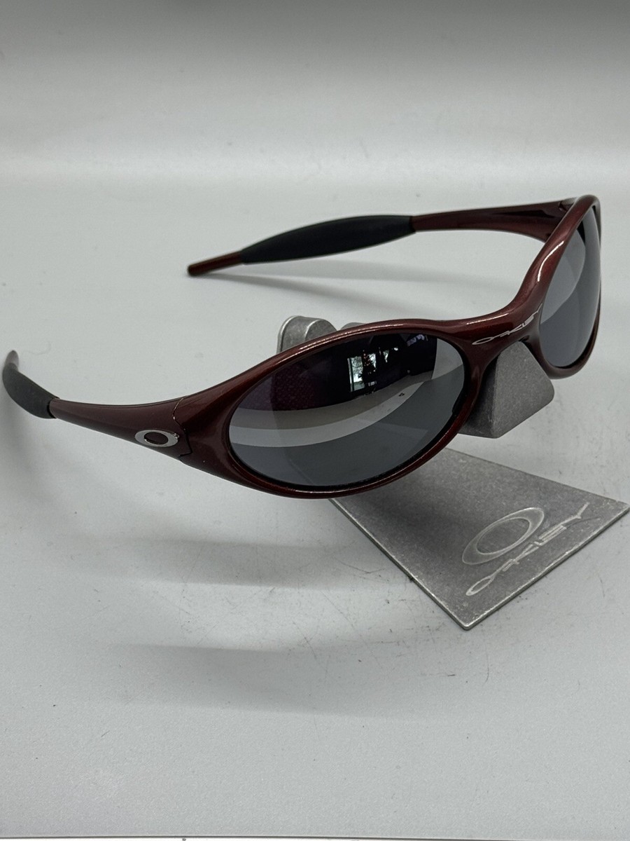 希少90s Oakley eye jacket 1.0 Oakley sunglasses eye jacket metallic brown y2k 90s men's
