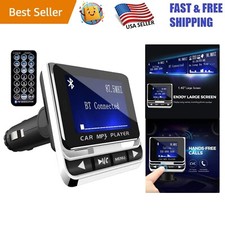 Hands-Free Bluetooth Car Adapter with Remote Control  USB Charger - 4 Modes