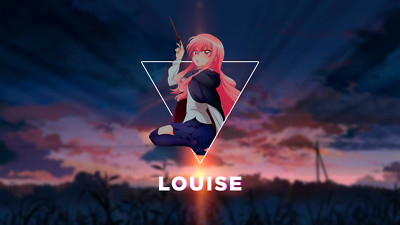 Anime tsundere louise franoise leblanc de la vallire Playmat Game Mat Desk