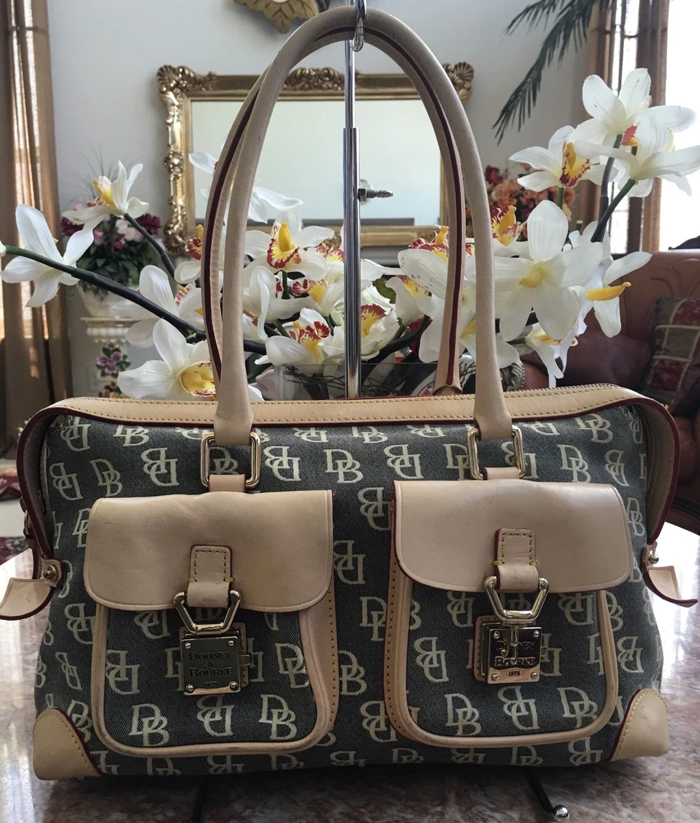 Dooney and bourke double pocket deals satchel