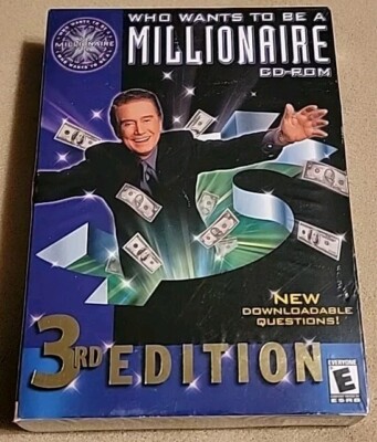 NEW Who Wants To Be A Millionaire 3rd Edition (CD-ROM Apple, 2001) Big Box