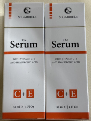 2 packs - The Serum with Vitamin C+E Hyaluronic Acid 30ml/1 fl. oz New, Sealed