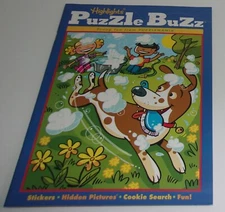 Highlights Puzzle Buzz, Stickers, Hidden Pictures, Cookie Search, Puzzlemania