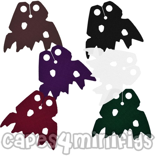 2 CUSTOM tattered capes for your Lego Chima minifig, eg King Crominus. CAPE ONLY - Picture 10 of 17
