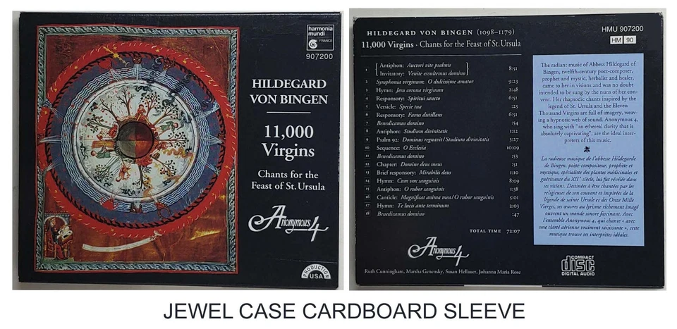 Hildegard Von Bingen - 11,000 Virgins  (CD, 997, Harmonia Mundi HMU 907200 Foto 3 de 4